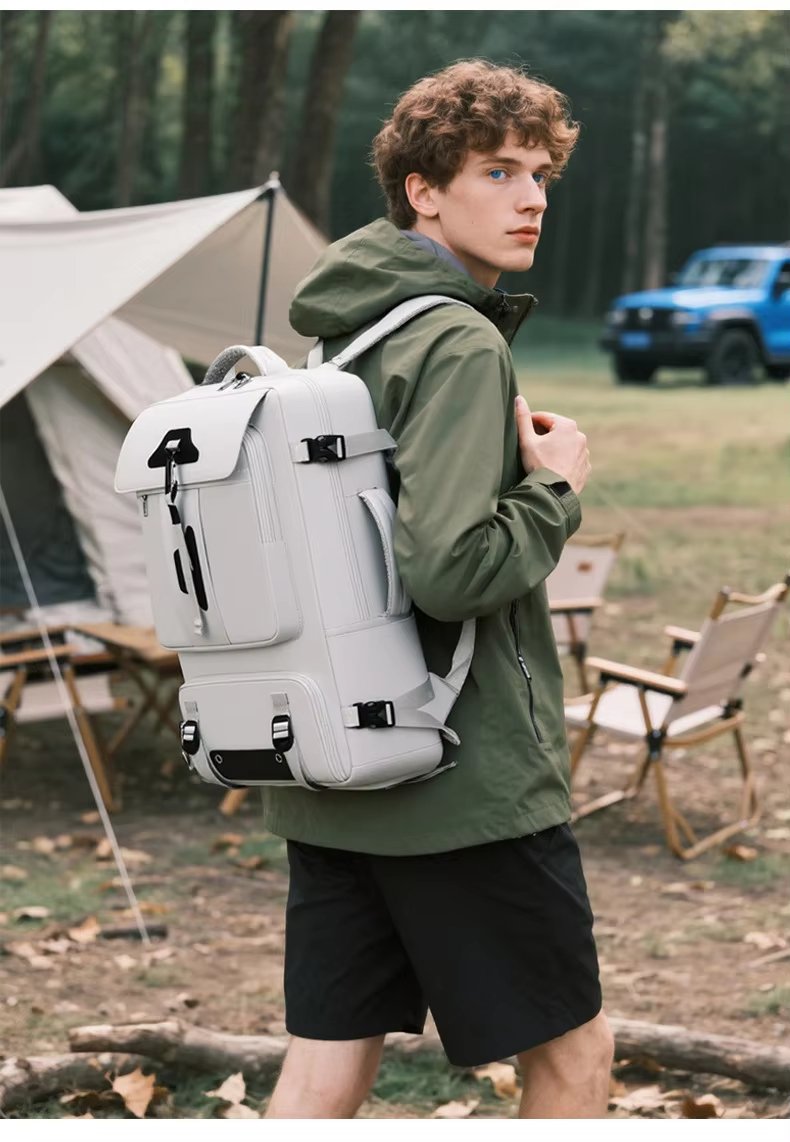 Water-Resistant Large Capacity Lightweight Outdoor Business Nylon Laptop Backpack product detail