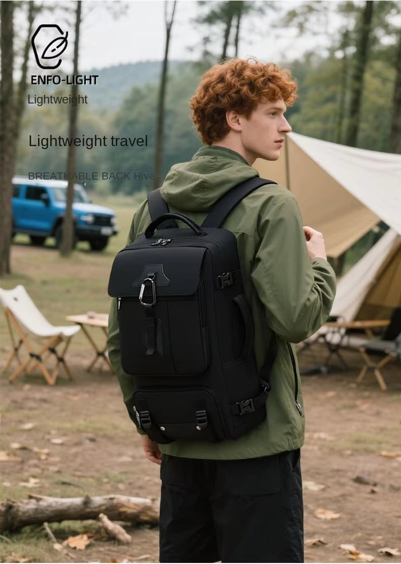 Water-Resistant Large Capacity Lightweight Outdoor Business Nylon Laptop Backpack product detail