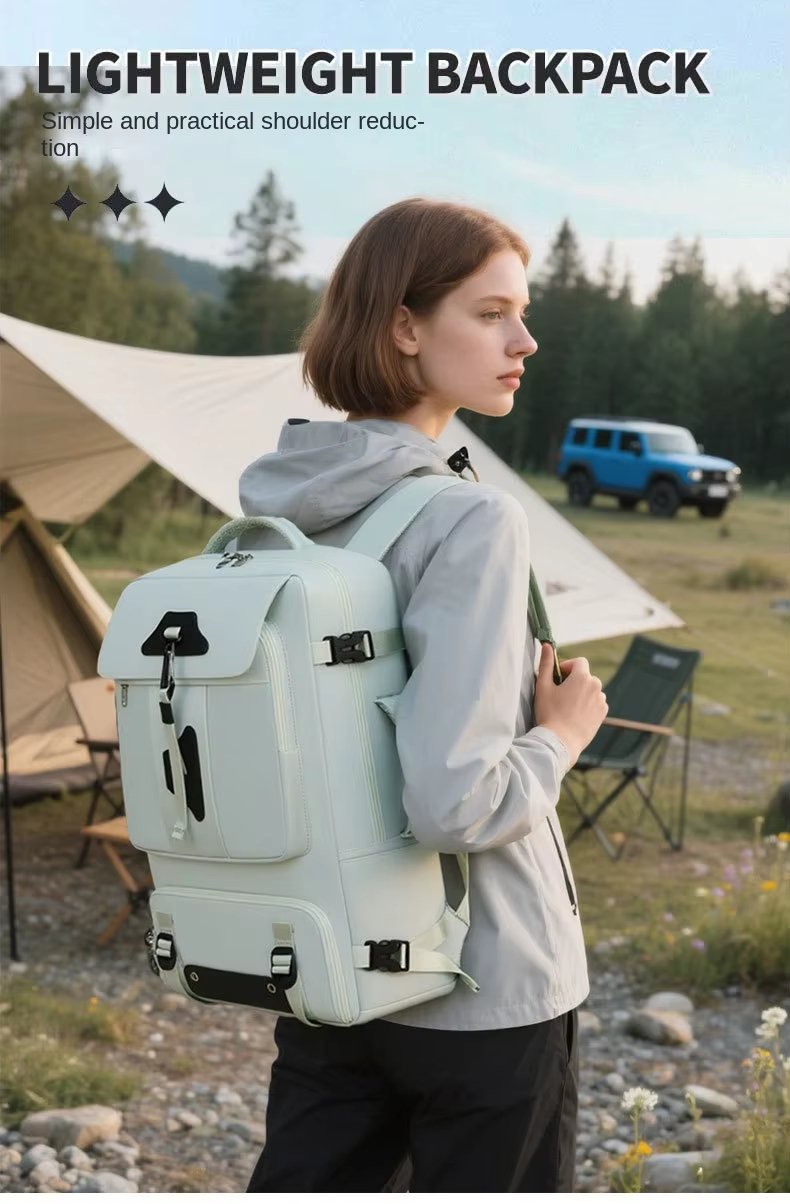 Water-Resistant Large Capacity Lightweight Outdoor Business Nylon Laptop Backpack product detail