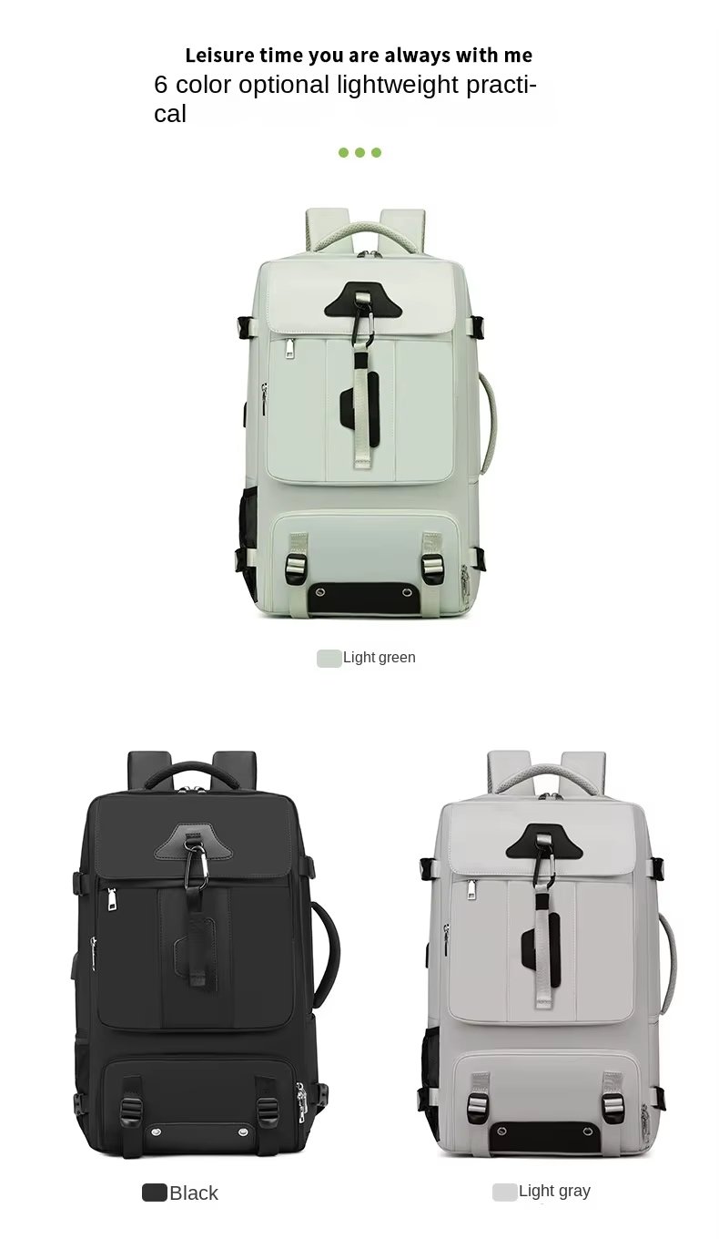 Water-Resistant Large Capacity Lightweight Outdoor Business Nylon Laptop Backpack product detail