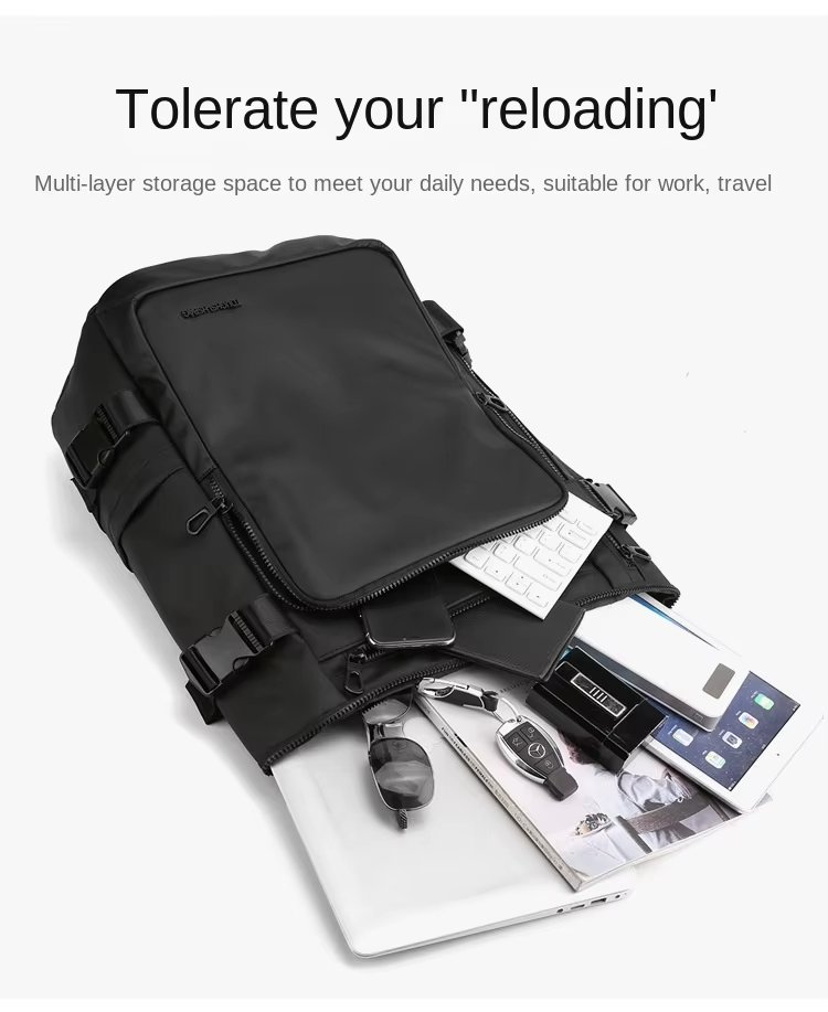 Anti-Theft Water-Resistant Outdoor Business Travel Nylon Laptop Backpack product detail
