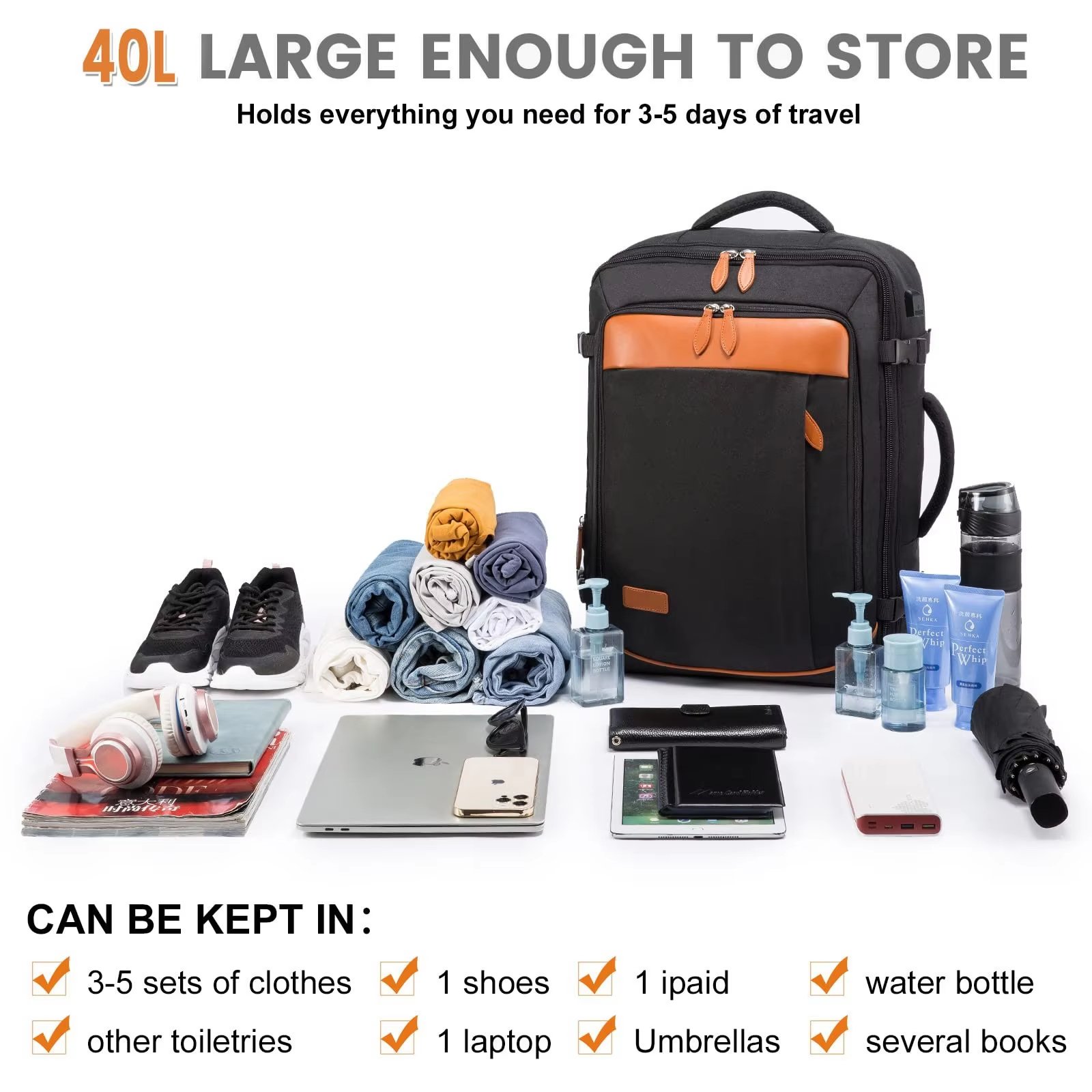 Business Travel Oxford Laptop Backpack product detail