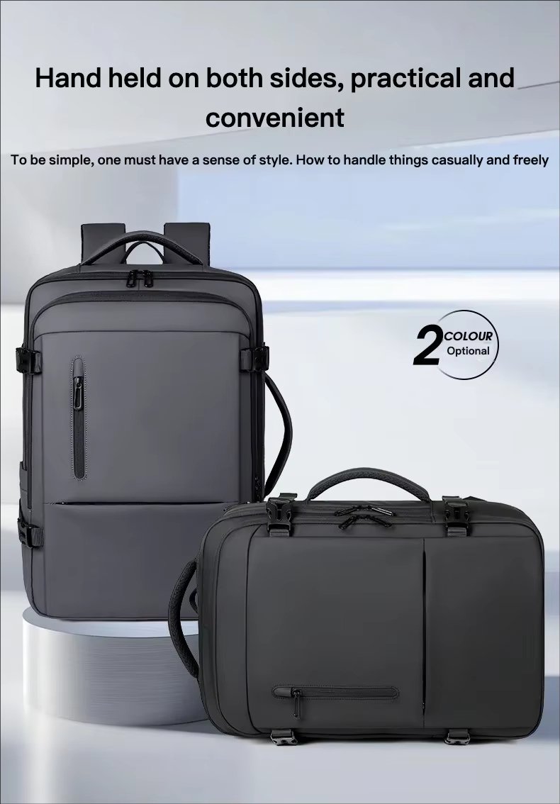 Water-Resistant Expandable Business Travel School Oxford Laptop Backpack product detail