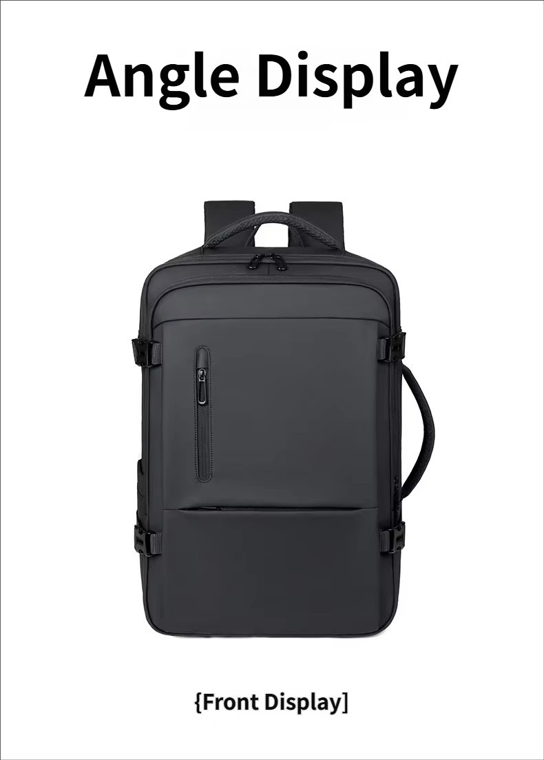 Water-Resistant Expandable Business Travel School Oxford Laptop Backpack product detail