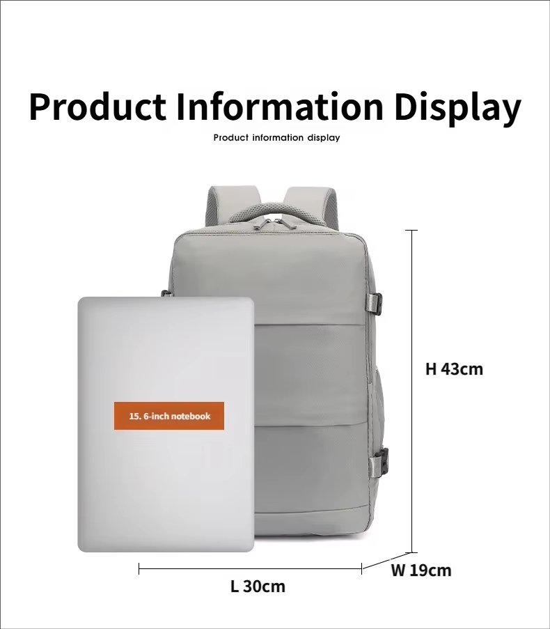 Water-Resistant Lightweight Business Travel Casual Oxford Laptop Backpack product detail