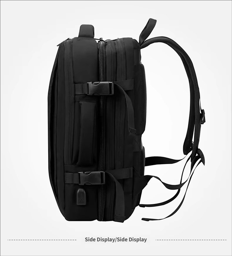 Anti-Theft Water-Resistant Expandable USB Business Oxford Laptop Backpack product detail