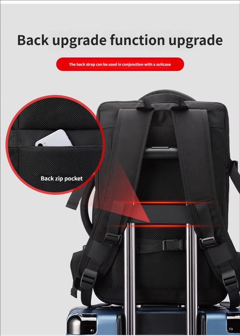 Anti-Theft Water-Resistant Expandable USB Business Oxford Laptop Backpack product detail