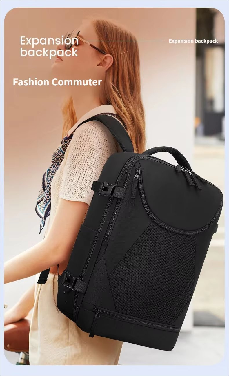 Anti-Theft Expandable Outdoor Business Travel Polyester Laptop Backpack product detail