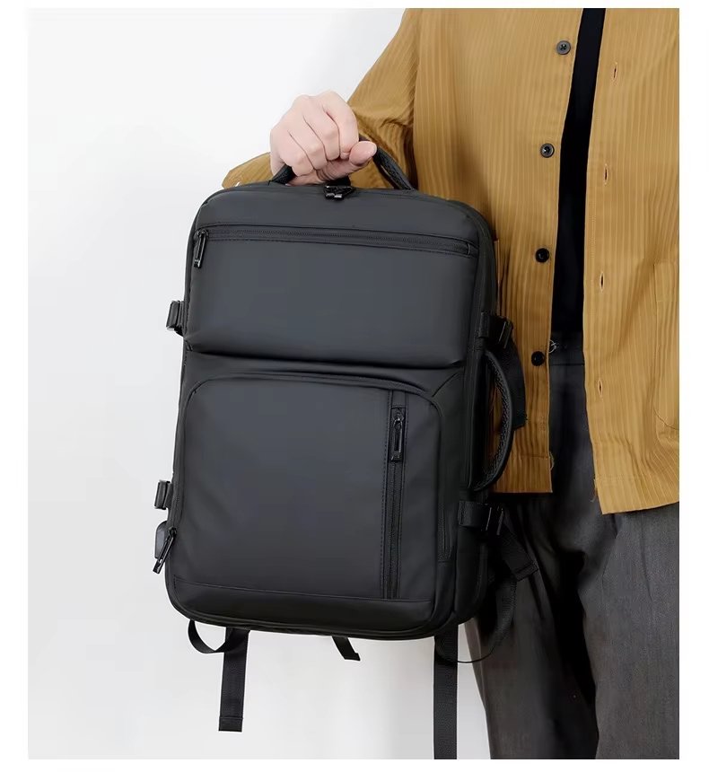 Water-Resistant Expandable Business Travel Oxford Laptop Backpack product detail