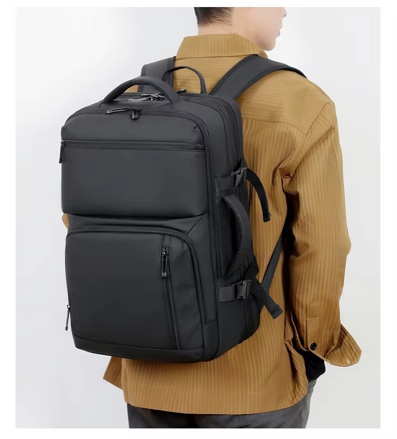 Water-Resistant Expandable Business Travel Oxford Laptop Backpack product detail