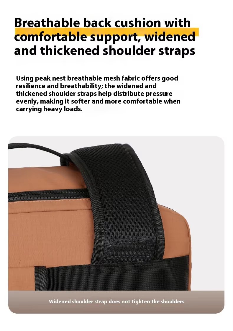 Water-Resistant Large Capacity Expandable Modern Business Nylon Laptop Backpack product detail