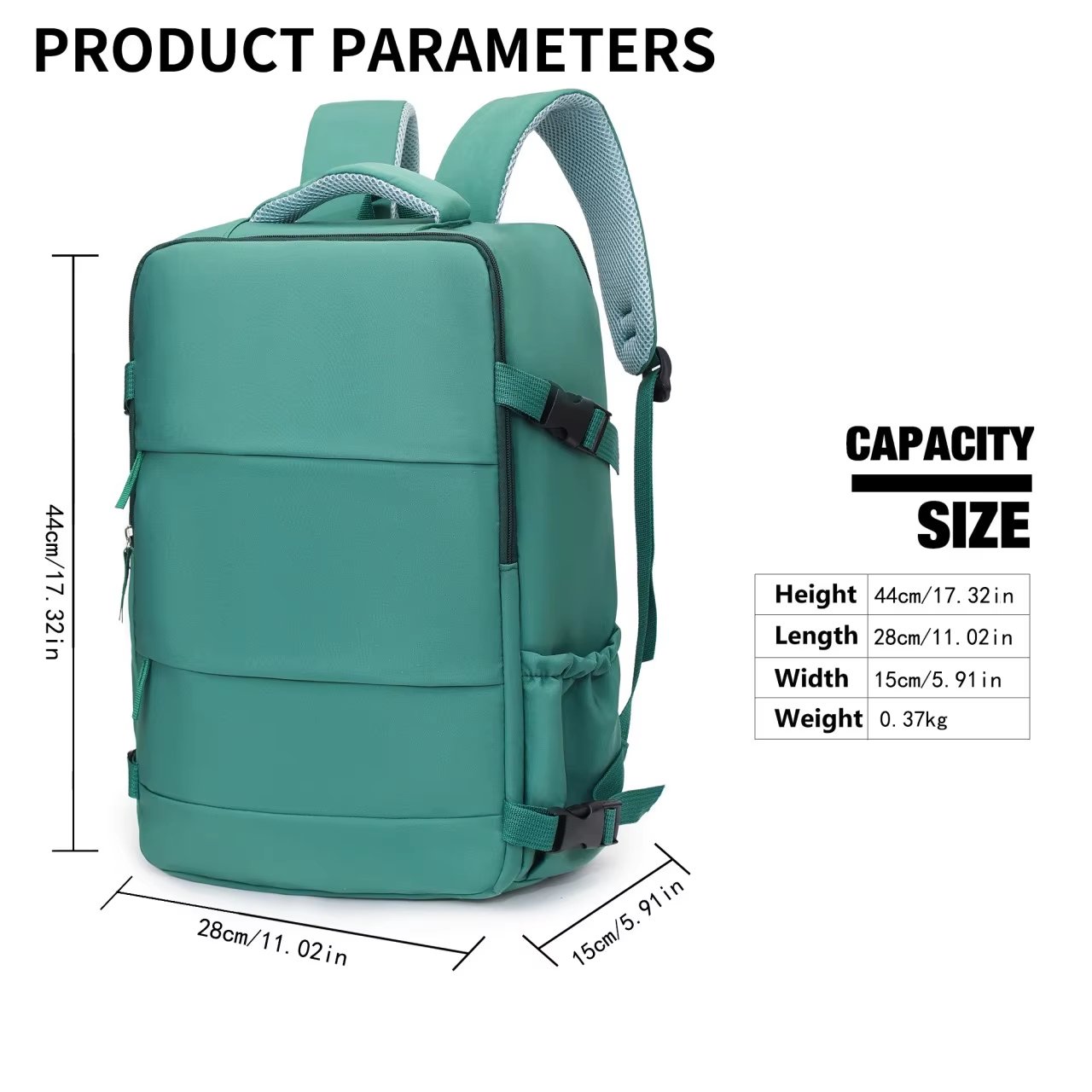 Water-Resistant Large Capacity Travel School Casual Oxford Laptop Backpack product detail