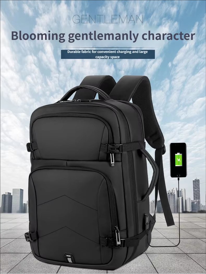 Water-Resistant Large Capacity USB Modern Outdoor Oxford Laptop Backpack product detail