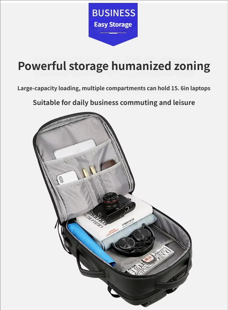 Water-Resistant Large Capacity USB Modern Outdoor Oxford Laptop Backpack product detail