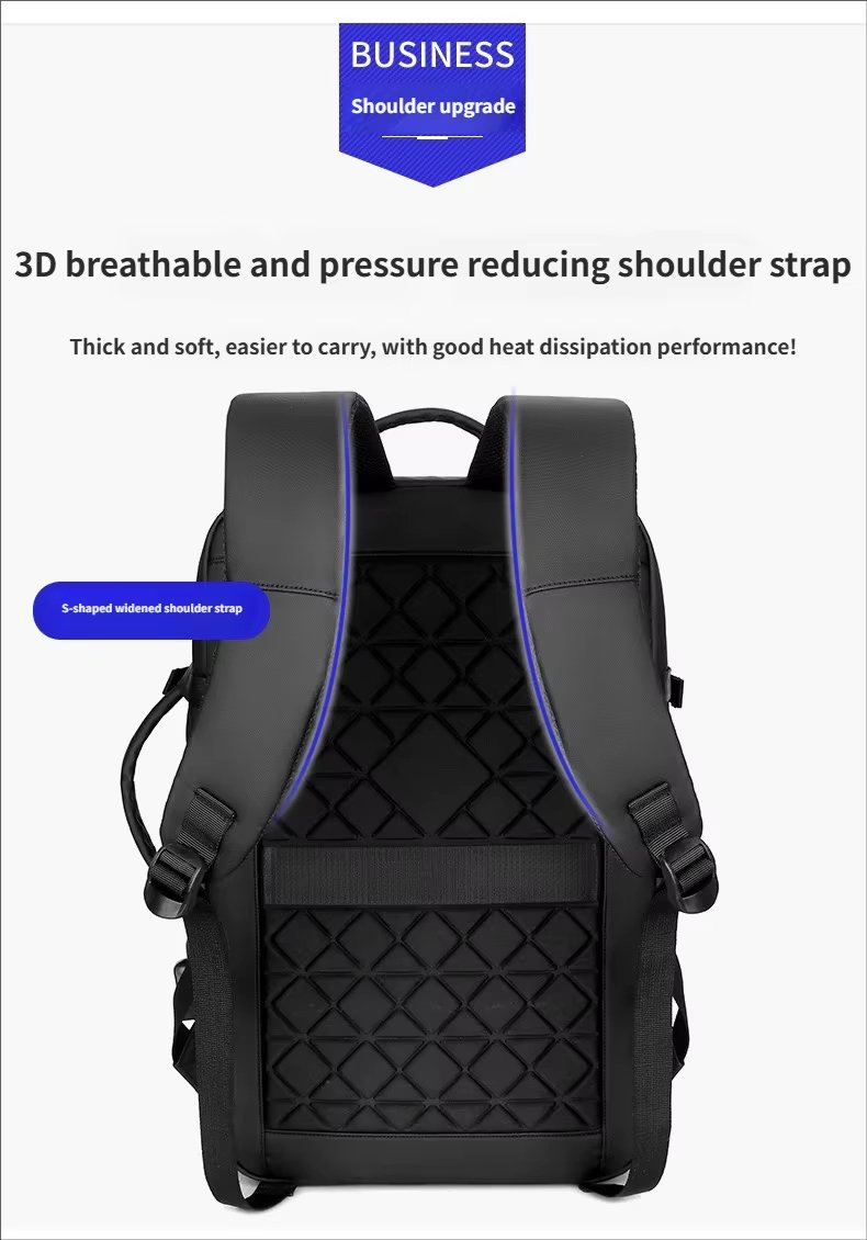 Water-Resistant Large Capacity USB Modern Outdoor Oxford Laptop Backpack product detail