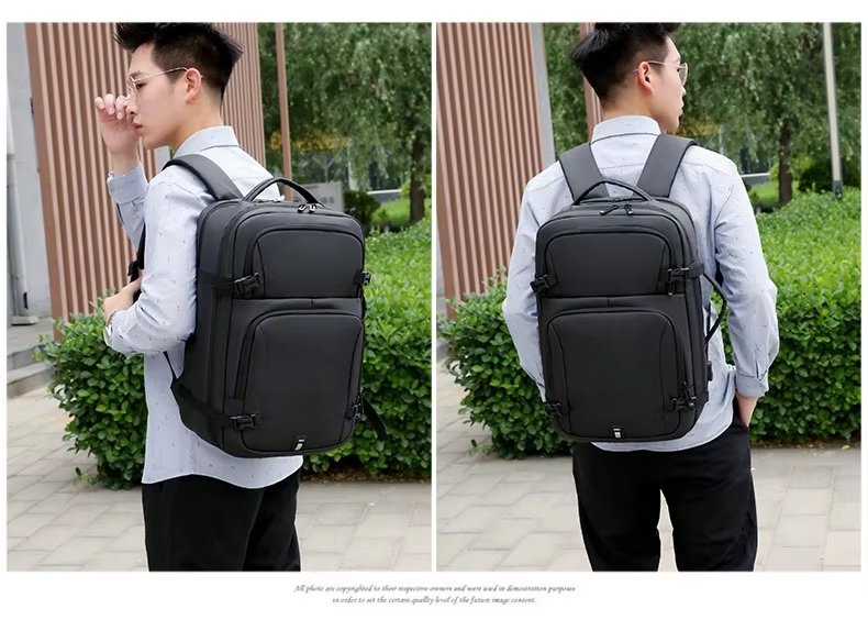 Water-Resistant Large Capacity USB Modern Outdoor Oxford Laptop Backpack product detail