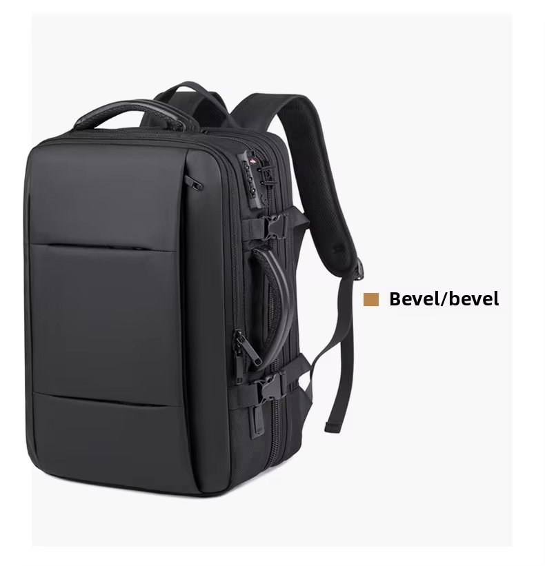 Anti-Theft Large Capacity Expandable Modern Business Oxford Laptop Backpack product detail