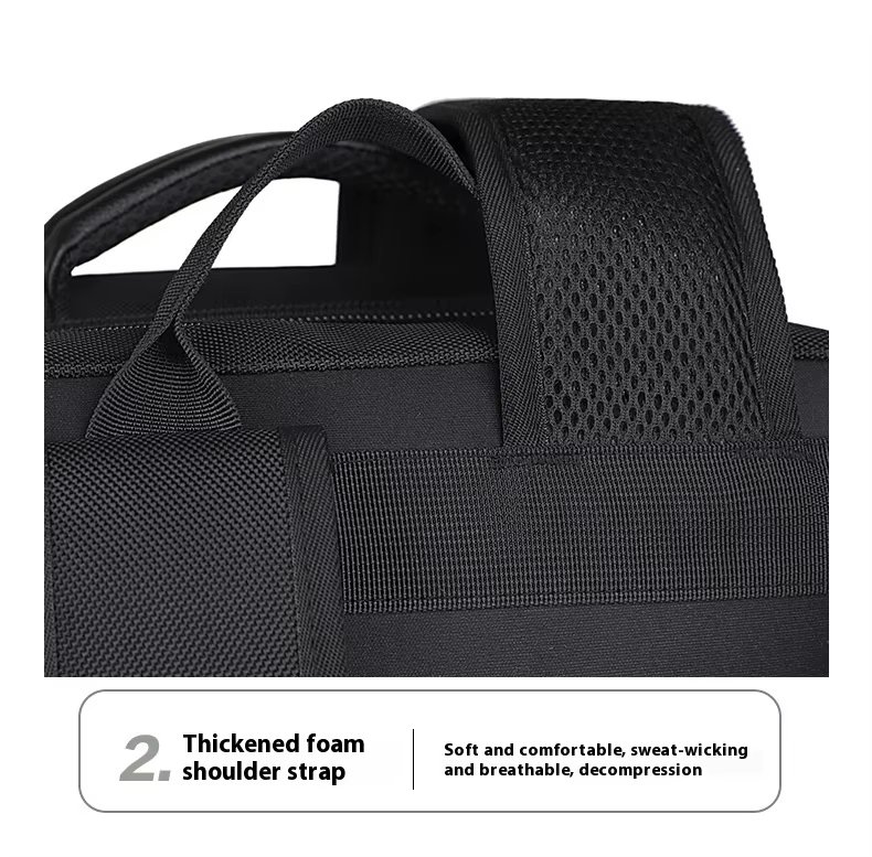 Anti-Theft Large Capacity Expandable Modern Business Oxford Laptop Backpack product detail