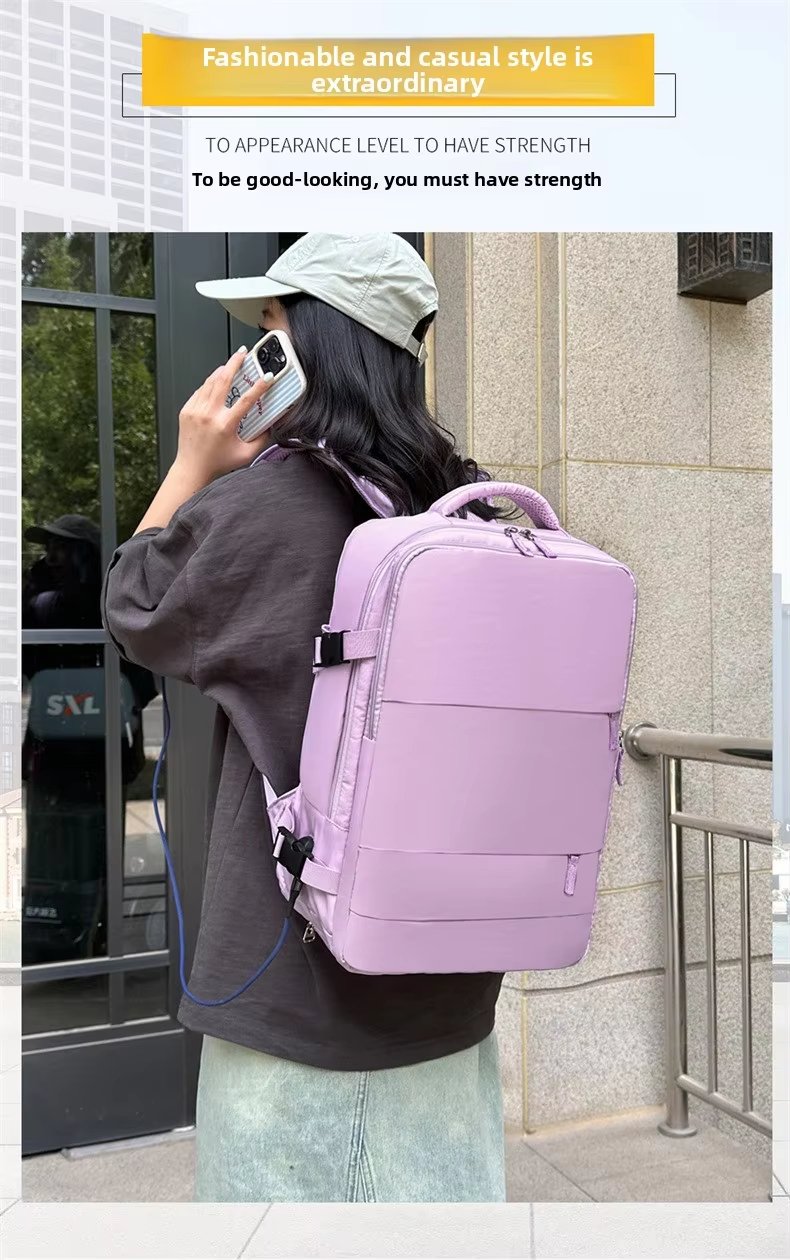 Anti-Theft Water-Resistant Large Capacity USB Travel Oxford Laptop Backpack product detail