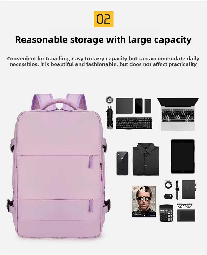 Anti-Theft Water-Resistant Large Capacity USB Travel Oxford Laptop Backpack product detail