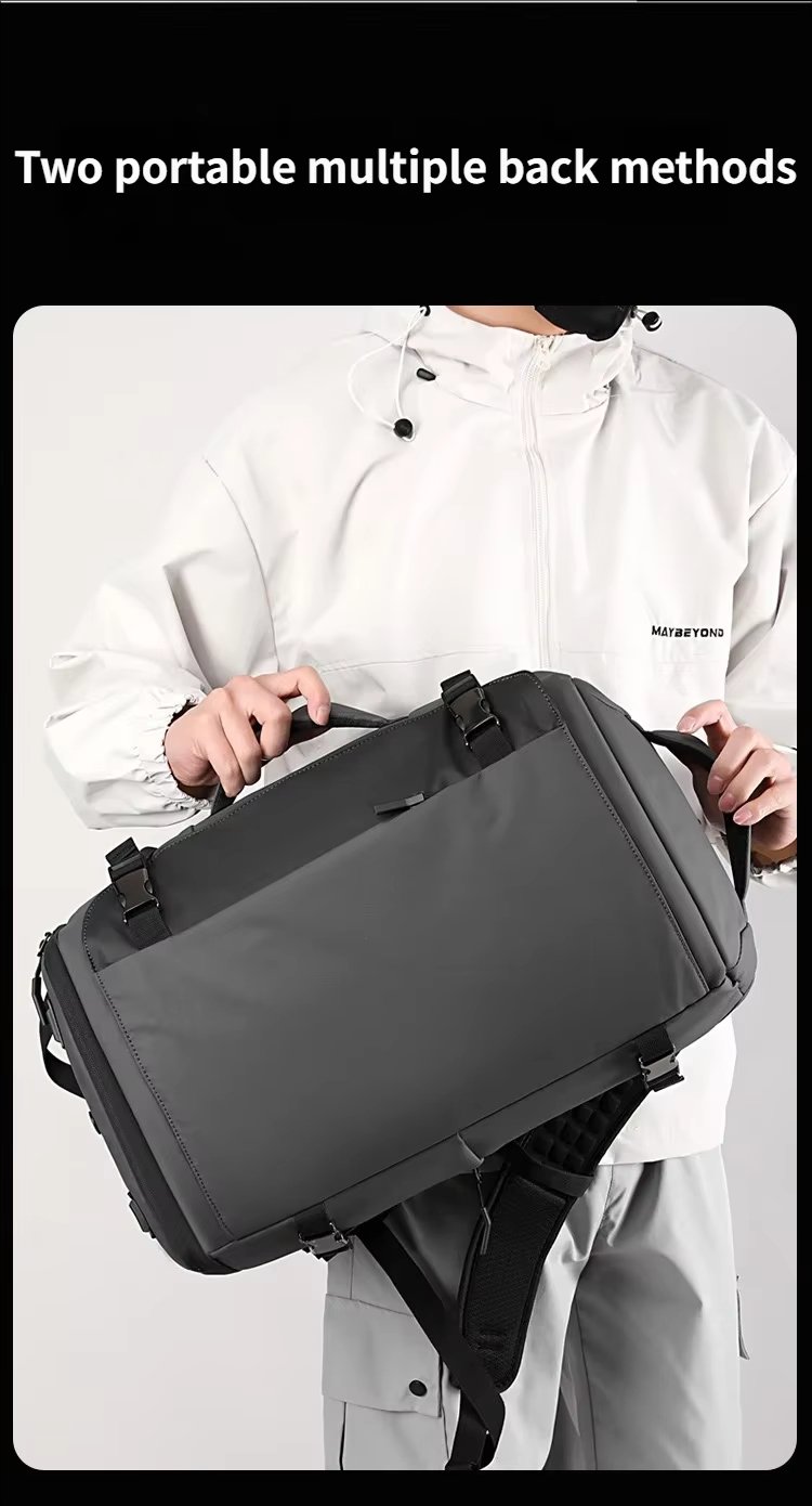 Anti-Theft Water-Resistant Lightweight Modern Business Oxford Laptop Backpack product detail