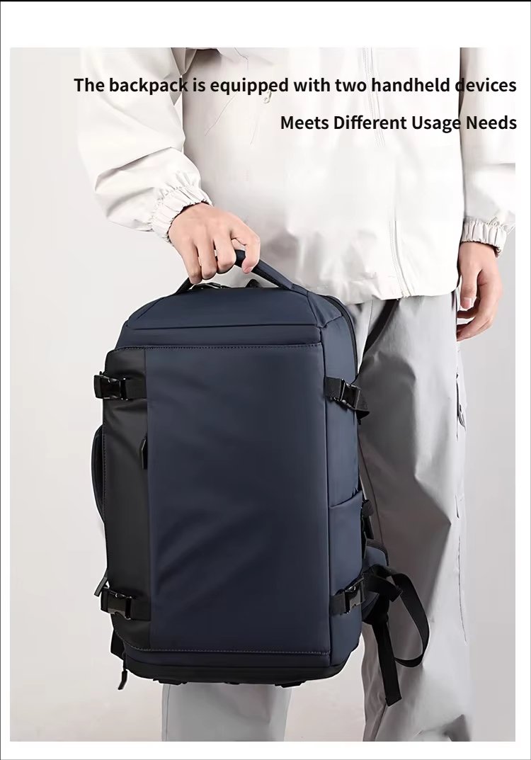Anti-Theft Water-Resistant Lightweight Modern Business Oxford Laptop Backpack product detail