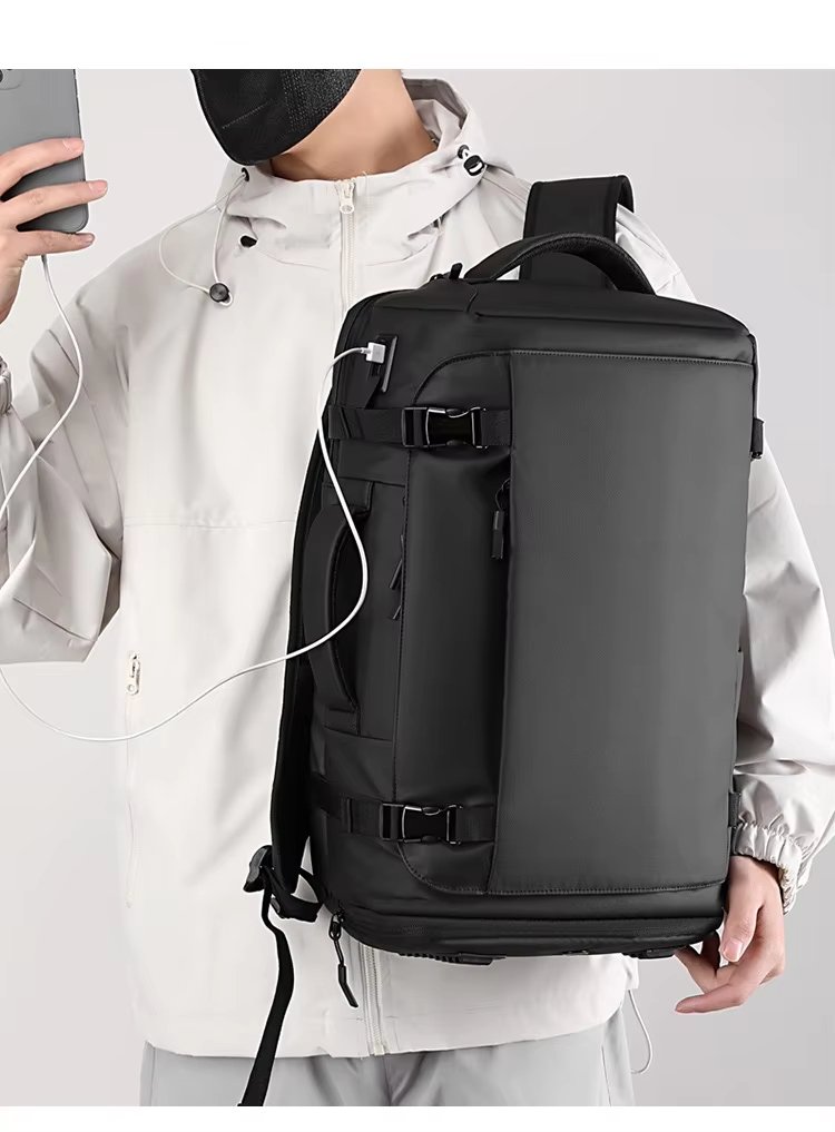 Anti-Theft Water-Resistant Lightweight Modern Business Oxford Laptop Backpack product detail