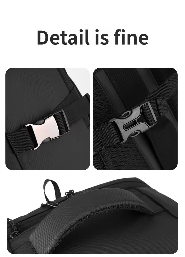 Anti-Theft Water-Resistant Lightweight Modern Business Oxford Laptop Backpack product detail