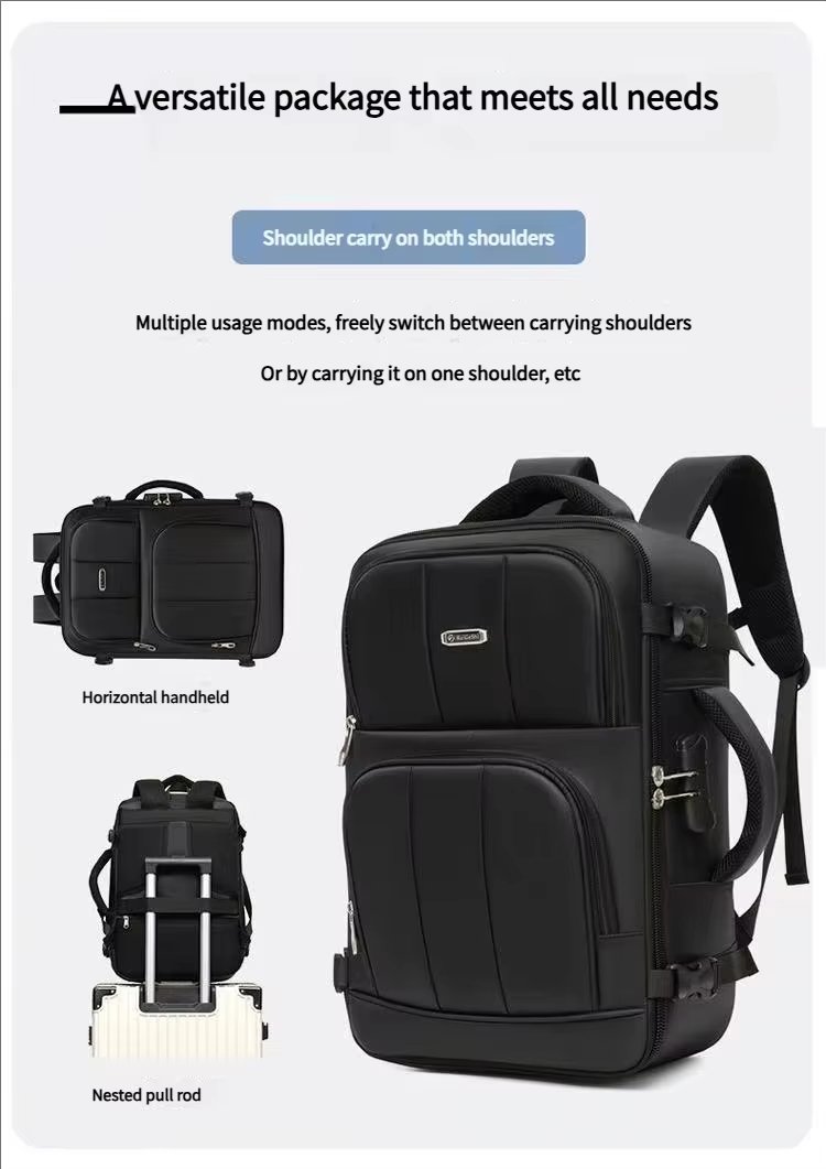 Anti-Theft Water-Resistant Lightweight Outdoor Business Nylon Laptop Backpack product detail