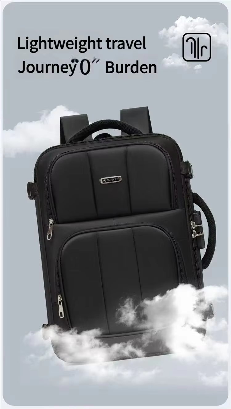 Anti-Theft Water-Resistant Lightweight Outdoor Business Nylon Laptop Backpack product detail