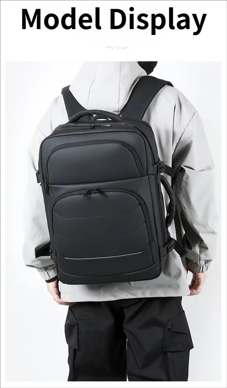 Water-Resistant Large Capacity Outdoor Business Travel Oxford Laptop Backpack product detail