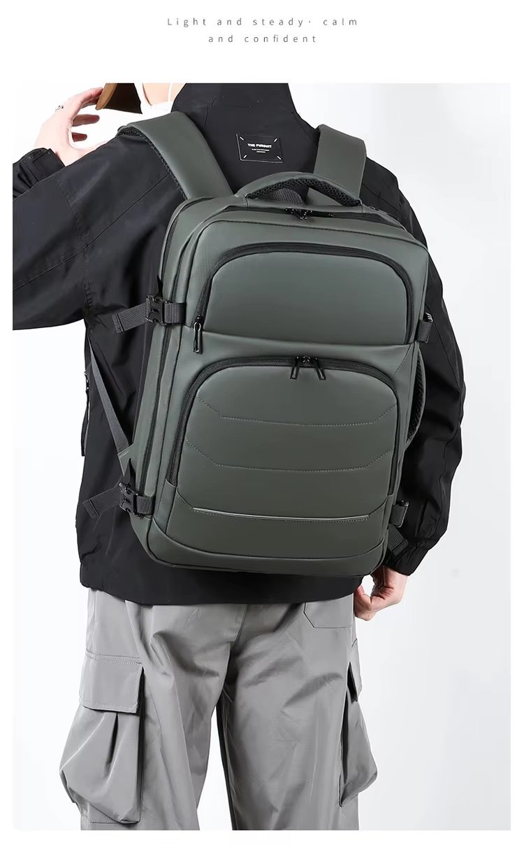 Water-Resistant Large Capacity Outdoor Business Travel Oxford Laptop Backpack product detail