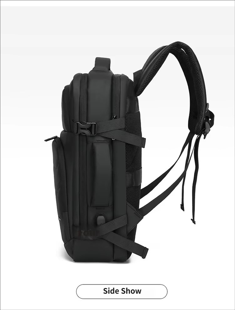 Water-Resistant Large Capacity Outdoor Business Travel Oxford Laptop Backpack product detail