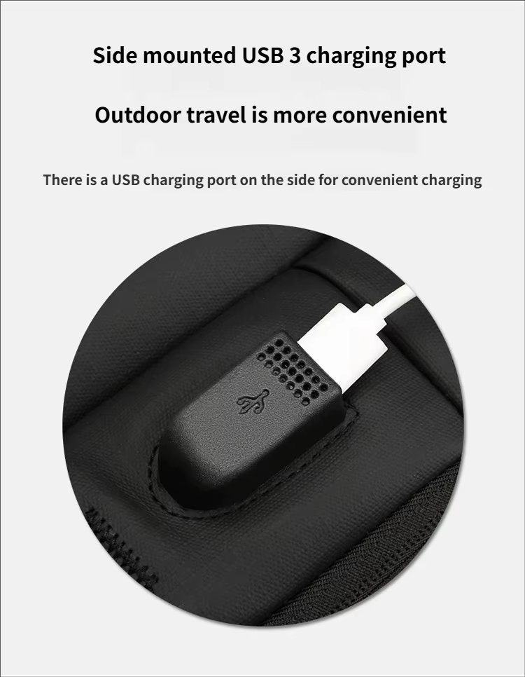 Water-Resistant Large Capacity Outdoor Business Travel Oxford Laptop Backpack product detail