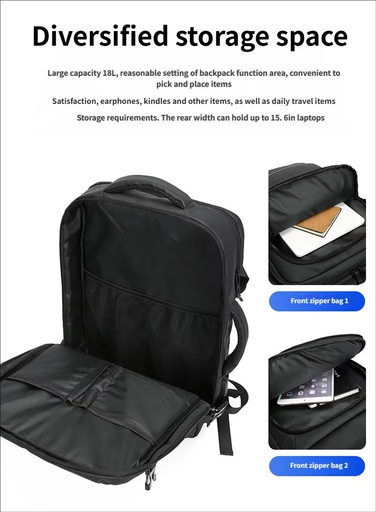 Water-Resistant Large Capacity Outdoor Business Travel Oxford Laptop Backpack product detail