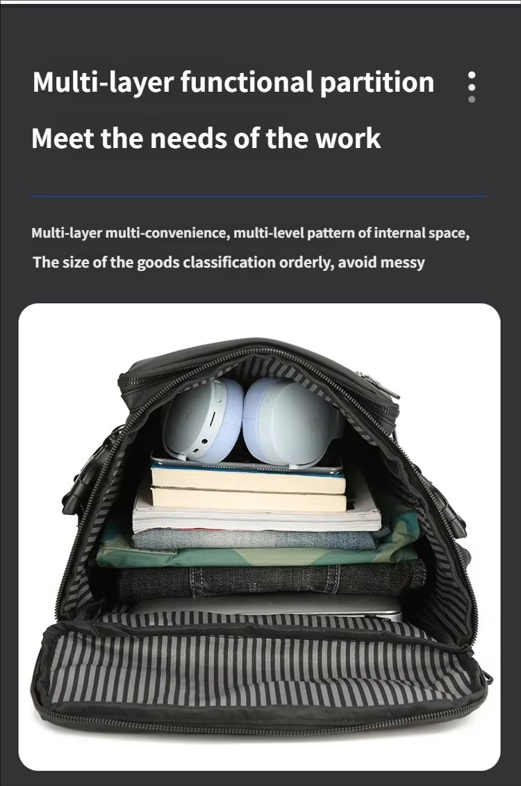 Modern Outdoor Business Travel School Oxford Laptop Backpack product detail