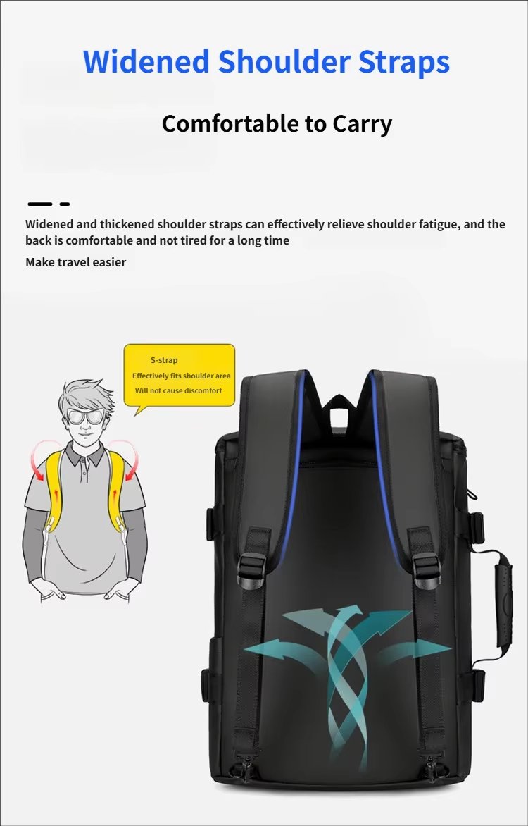 Modern Outdoor Business Travel School Oxford Laptop Backpack product detail