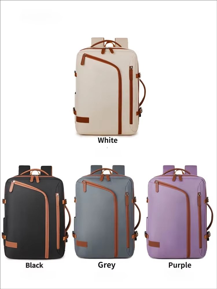 Water-Resistant Large Capacity Expandable Business Travel Oxford Laptop Backpack product detail