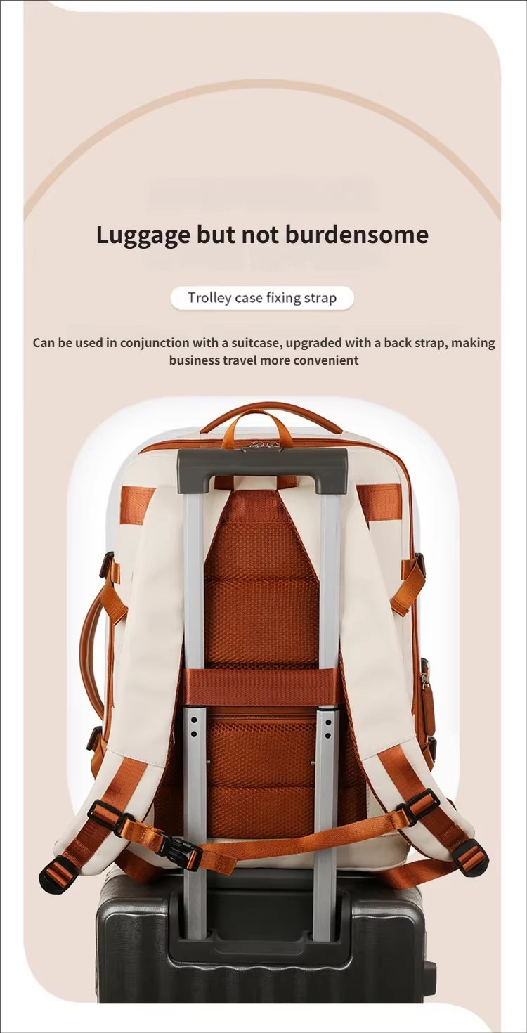 Water-Resistant Large Capacity Expandable Business Travel Oxford Laptop Backpack product detail