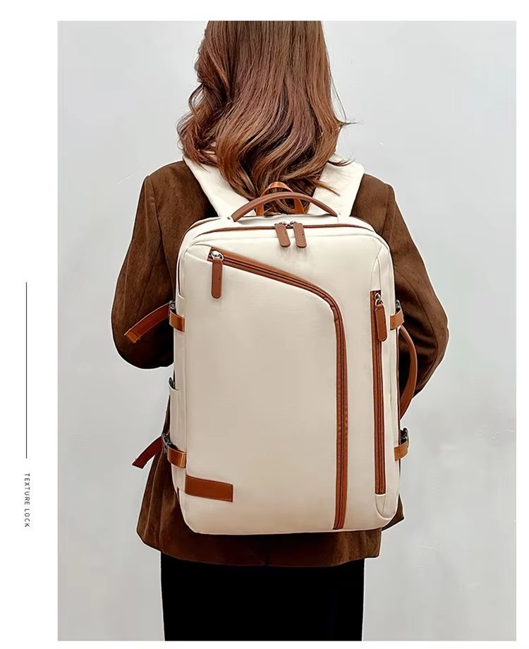 Water-Resistant Large Capacity Expandable Business Travel Oxford Laptop Backpack product detail