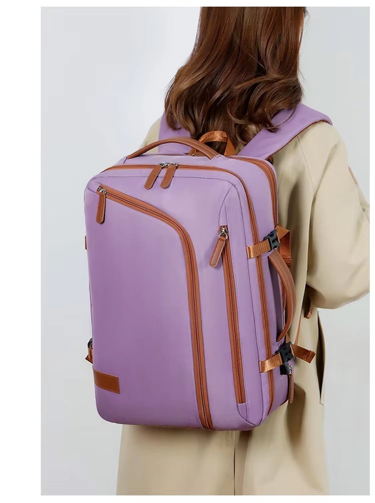 Water-Resistant Large Capacity Expandable Business Travel Oxford Laptop Backpack product detail
