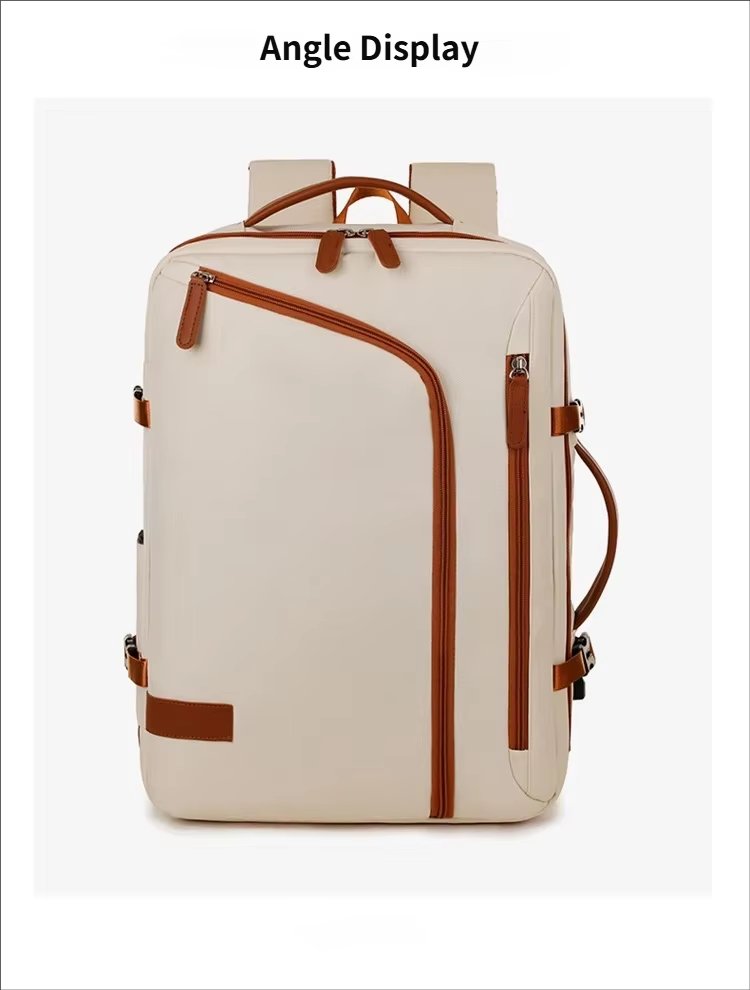 Water-Resistant Large Capacity Expandable Business Travel Oxford Laptop Backpack product detail