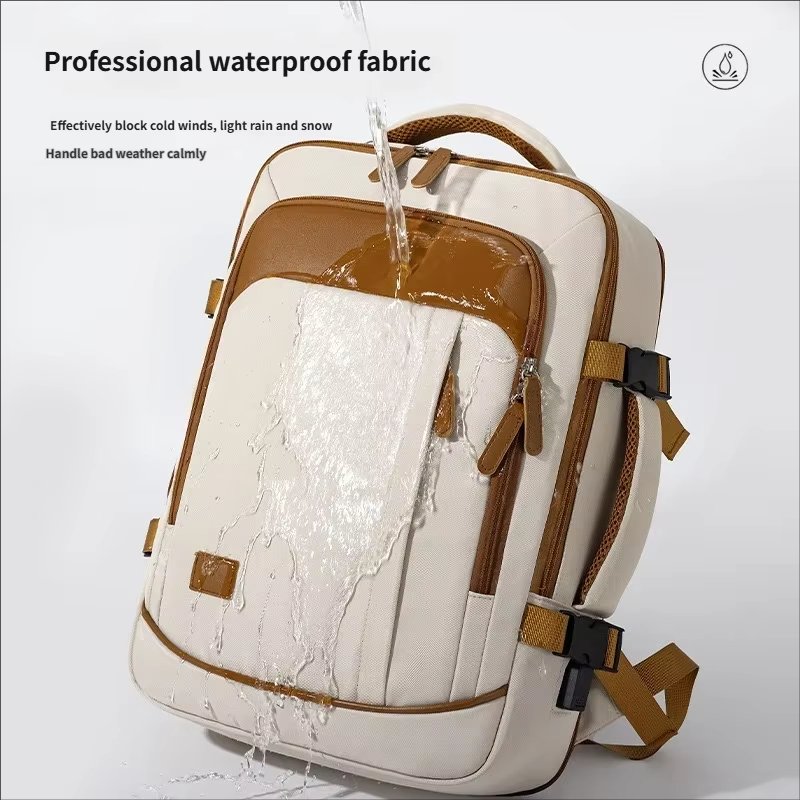 Water-Resistant Large Capacity Expandable Business Travel Nylon Laptop Backpack product detail