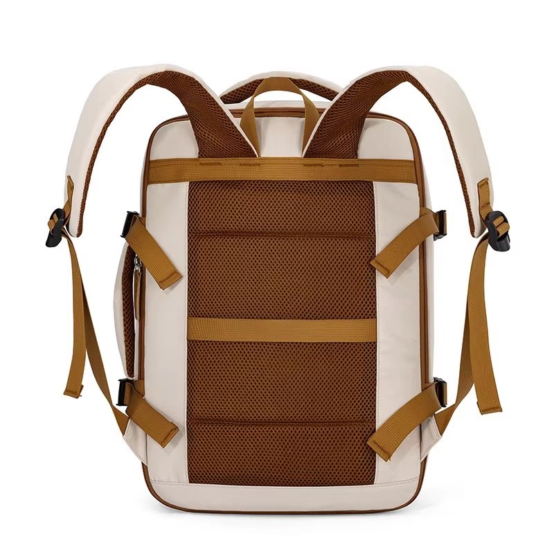Water-Resistant Large Capacity Expandable Business Travel Nylon Laptop Backpack product detail