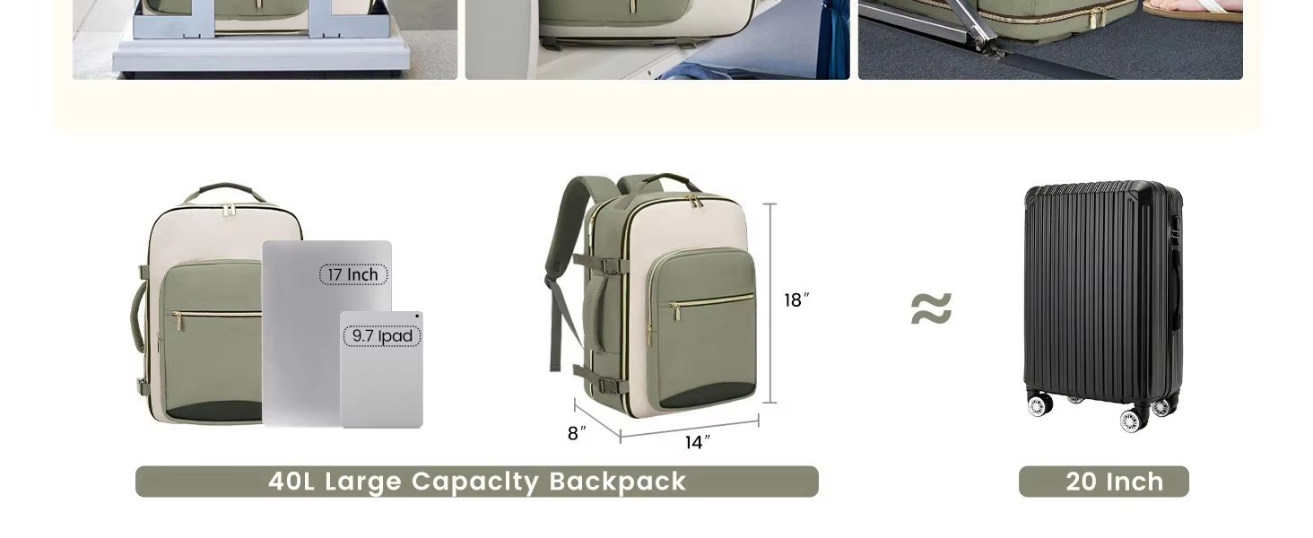 Water-Resistant Large Capacity Travel Oxford Laptop Backpack product detail
