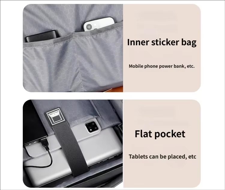 Water-Resistant Large Capacity USB Modern Business Oxford Laptop Backpack product detail