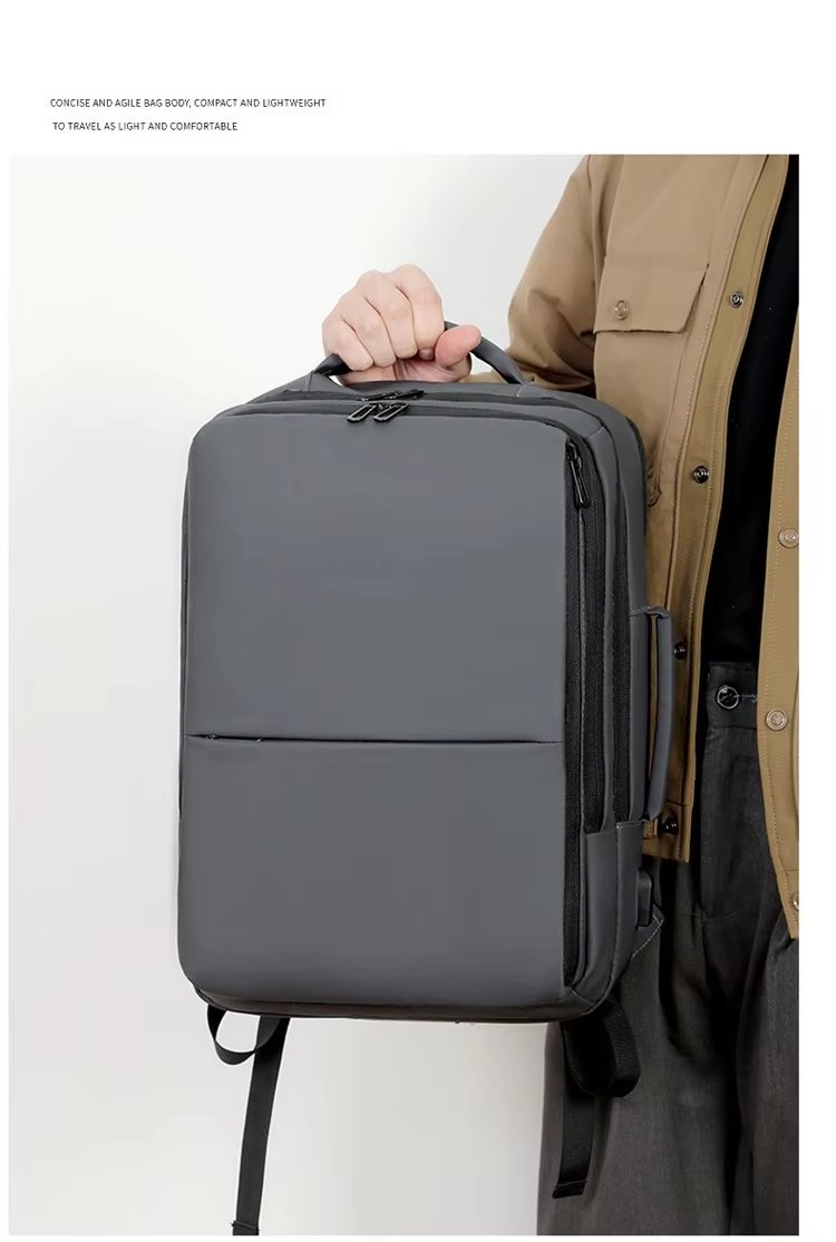 Water-Resistant Large Capacity USB Modern Business Oxford Laptop Backpack product detail