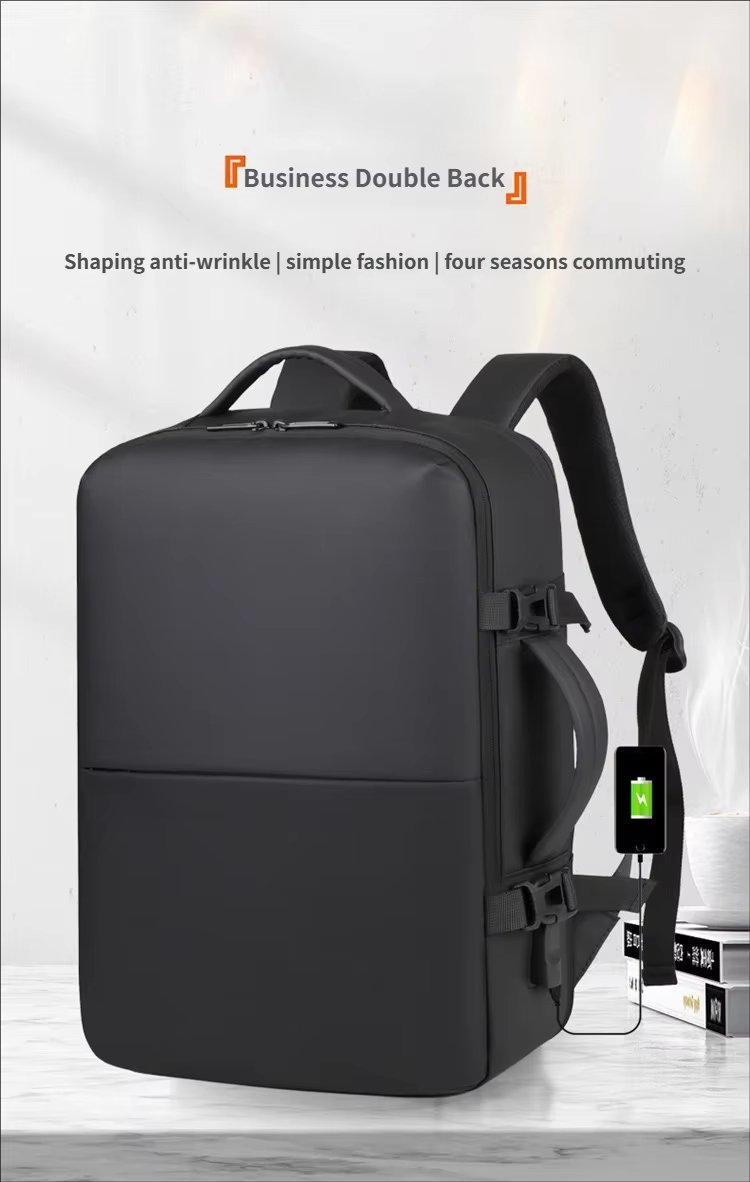 Water-Resistant Large Capacity Expandable Business Travel Oxford Laptop Backpack product detail