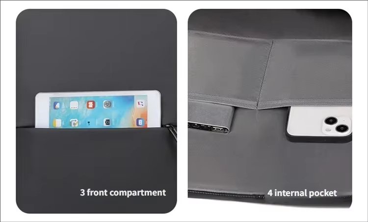 Water-Resistant Large Capacity Expandable Business Travel Oxford Laptop Backpack product detail