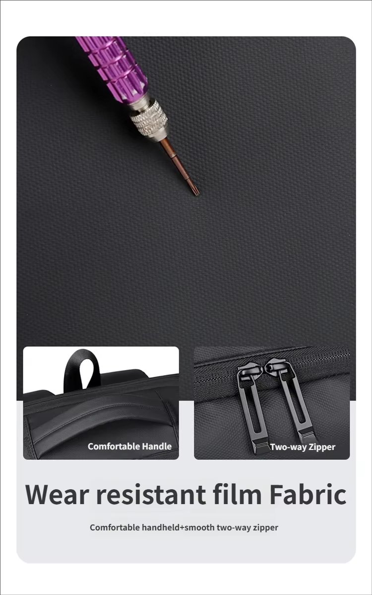 Water-Resistant Large Capacity Expandable Business Travel Oxford Laptop Backpack product detail
